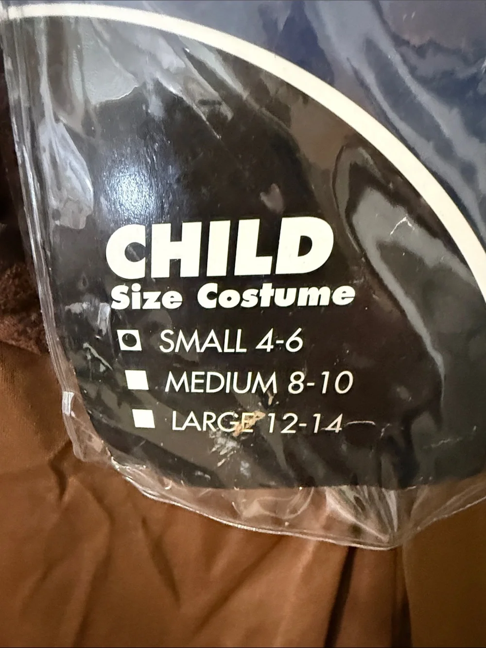 Spirit Brown Desert Dweller Kids Costume with Hooded Sash